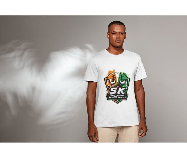 T-shirt éléphants supporter