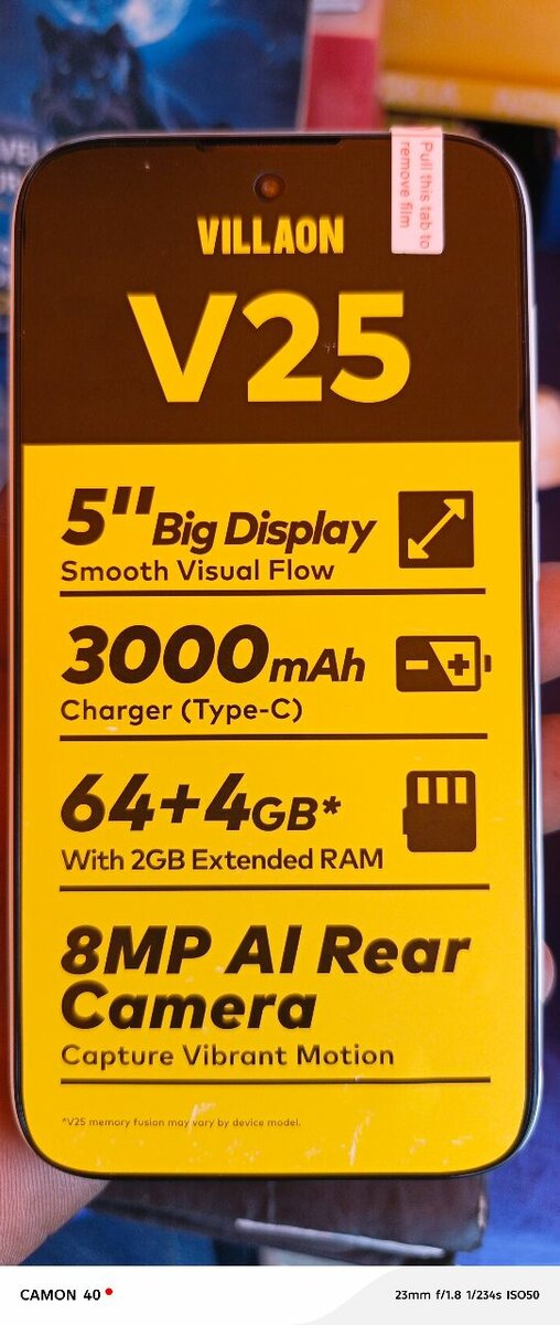 Smartphone Villaon V25 Blanc