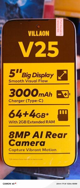 Smartphone Villaon V25 Blanc