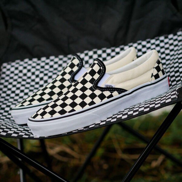 Baskets à damier tendance