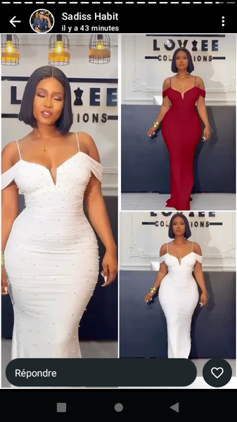 Robe de soirée élégante