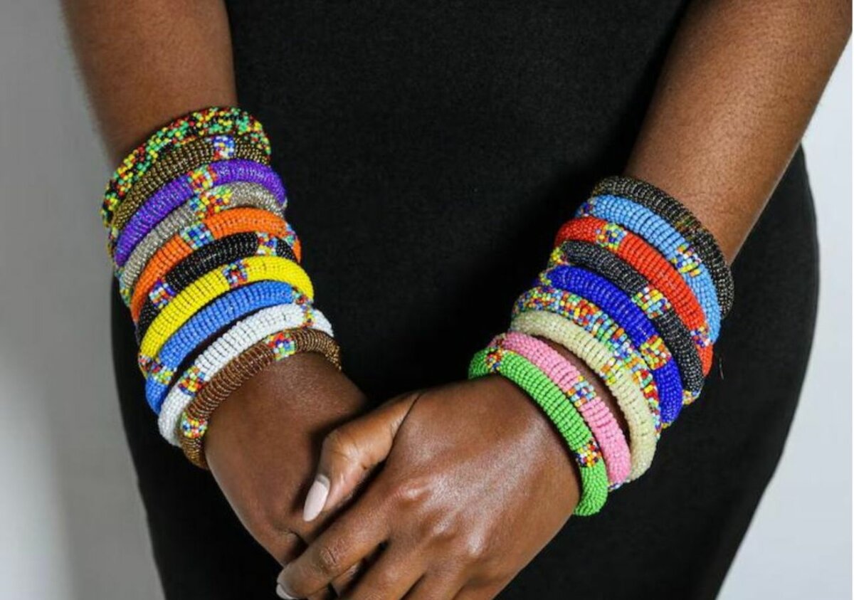 Bracelets colorés enperles (3)