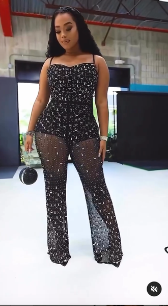 Rhinestone jumpsuit