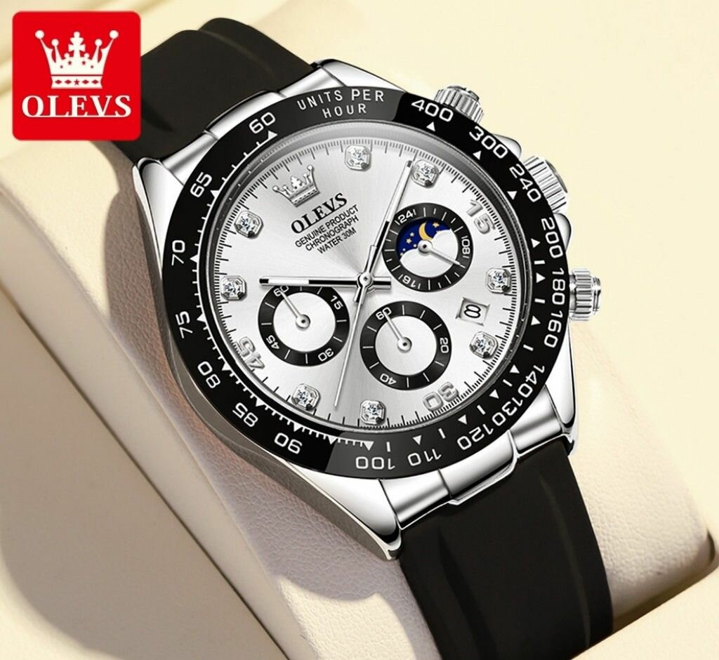 Olevs 2875 silver and gold