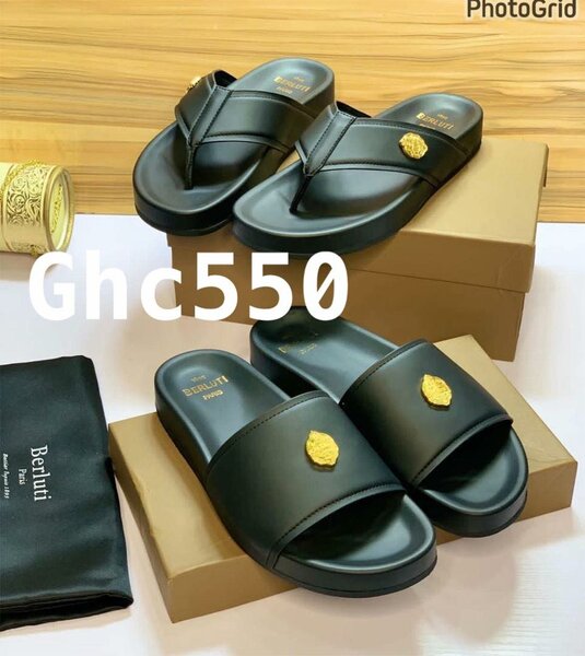 black men's flip flops