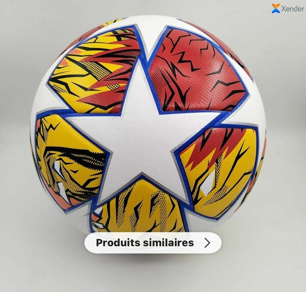Ballon de football coloré