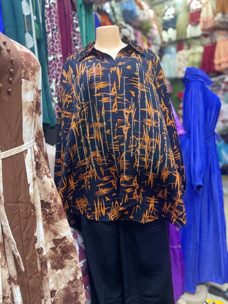 Chemisier ethnique femme