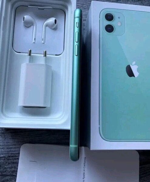 iPhone 11 Vert avec Accessories