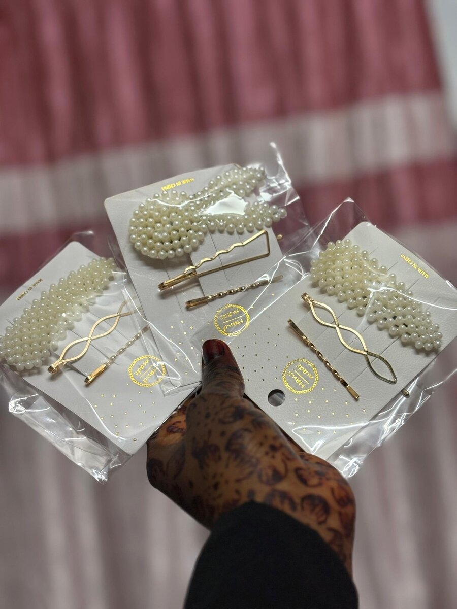 Épingles à cheveux perles élégantes