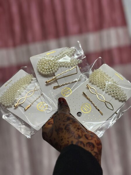 Épingles à cheveux perles élégantes