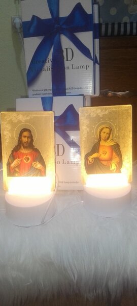 Lampes LED à thème religieux