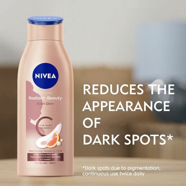 Nivea body lotion radiant and beauty even glow 400ml