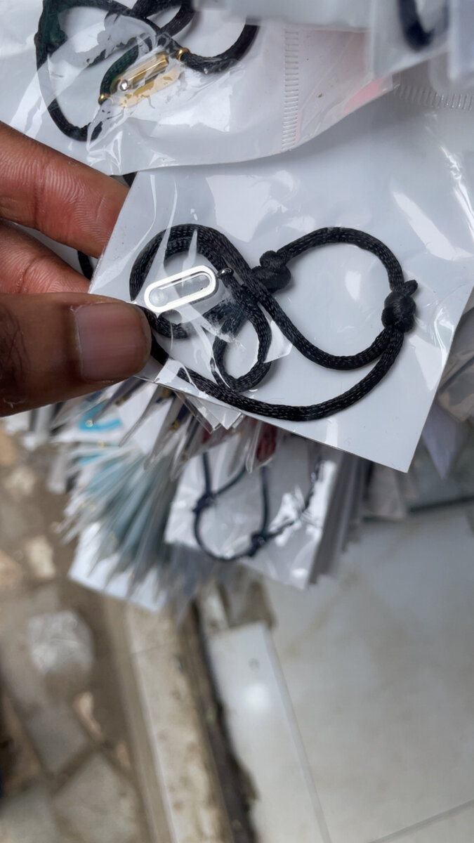 Bracelet en corde ajustable