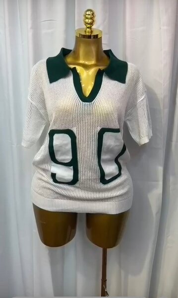 T-shirt col polo sportif