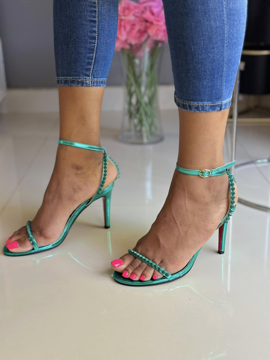 High heels sandalias