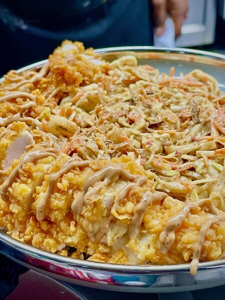 Salade de chou avec poulet