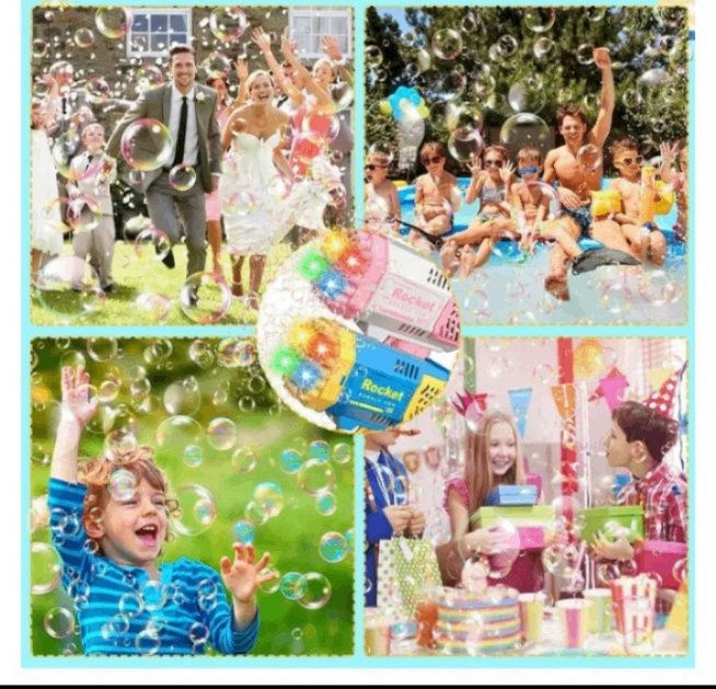 Pistolet à Bulles LED