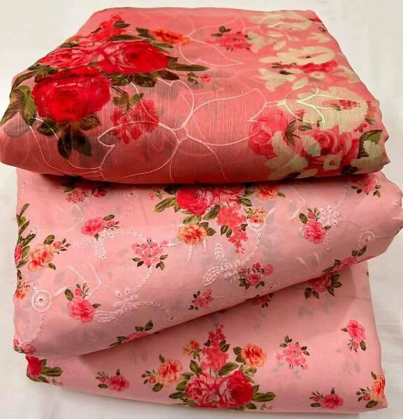 Printed lawn suit