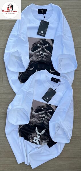 T-shirt blanc avec motif