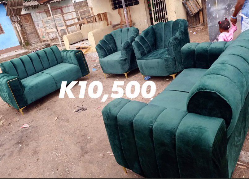 dark green furniture set