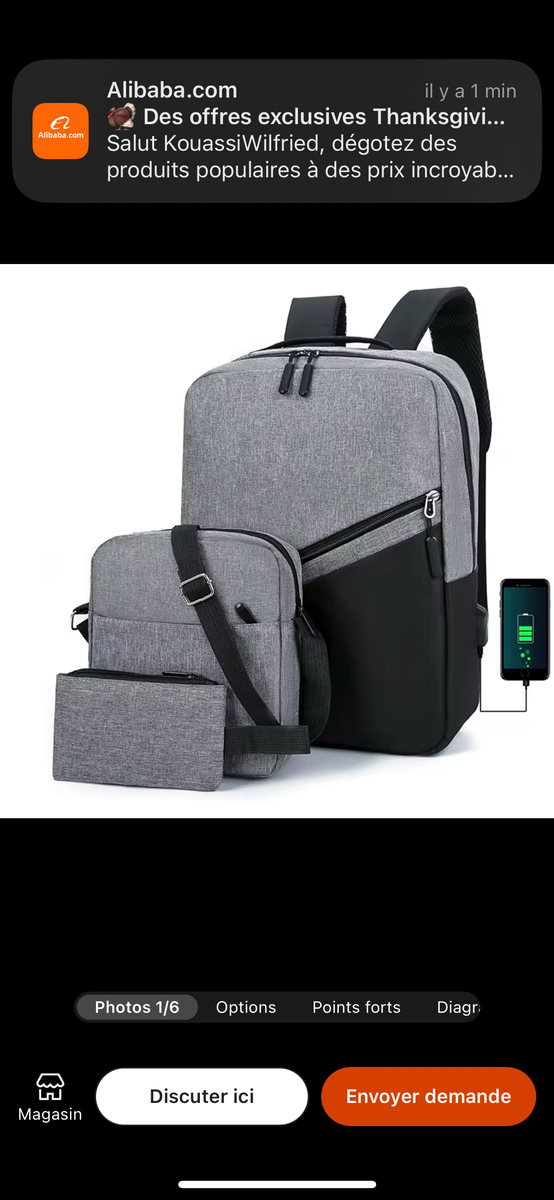 Set de sacs à dos multifonctions