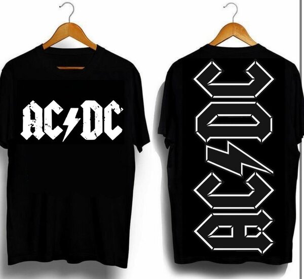 T-shirt AC/DC noir unisexe