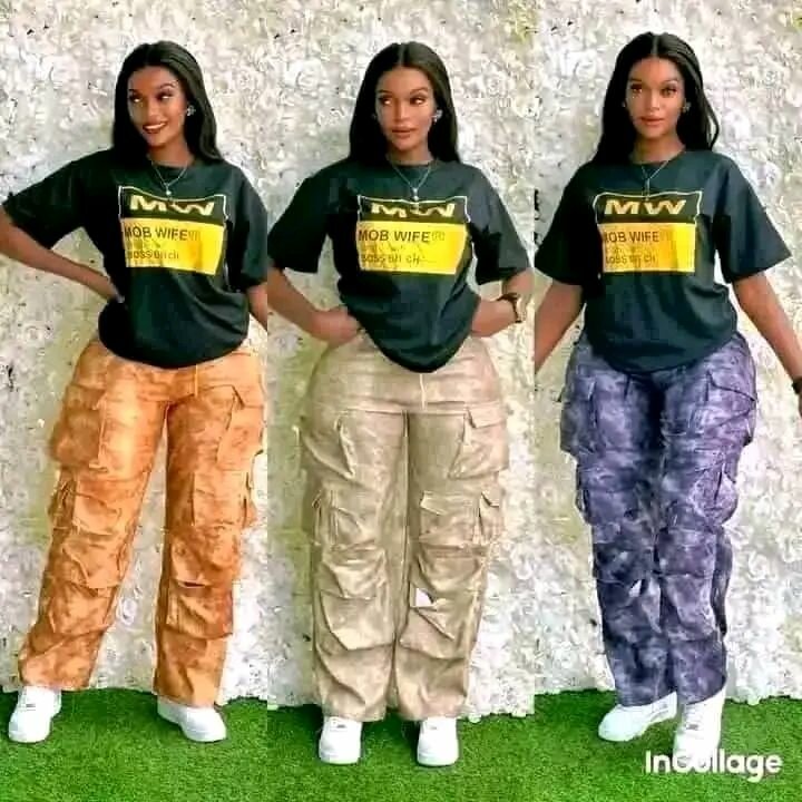 Pantalons cargo tendance pour femmes