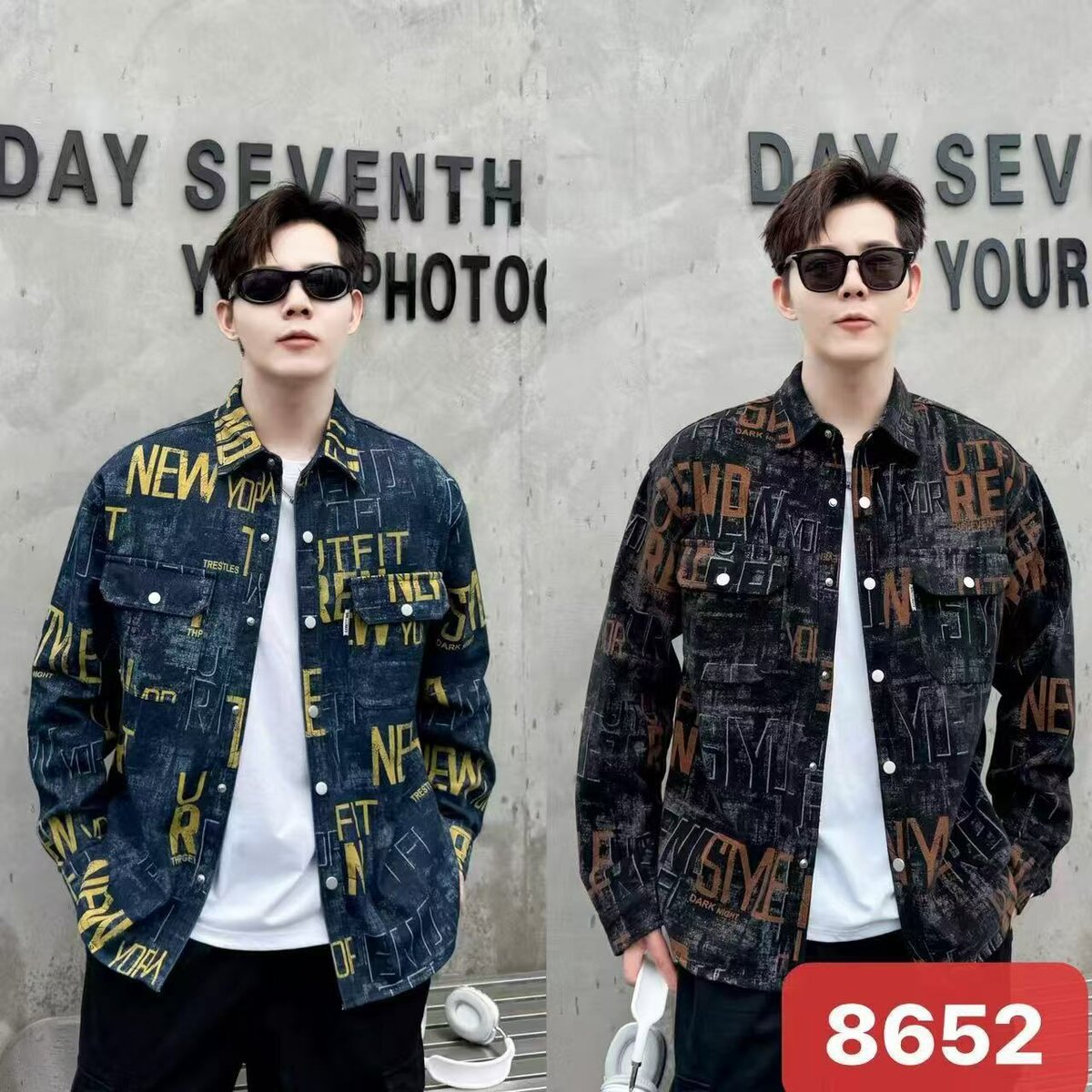 Veste homme en denim tendance