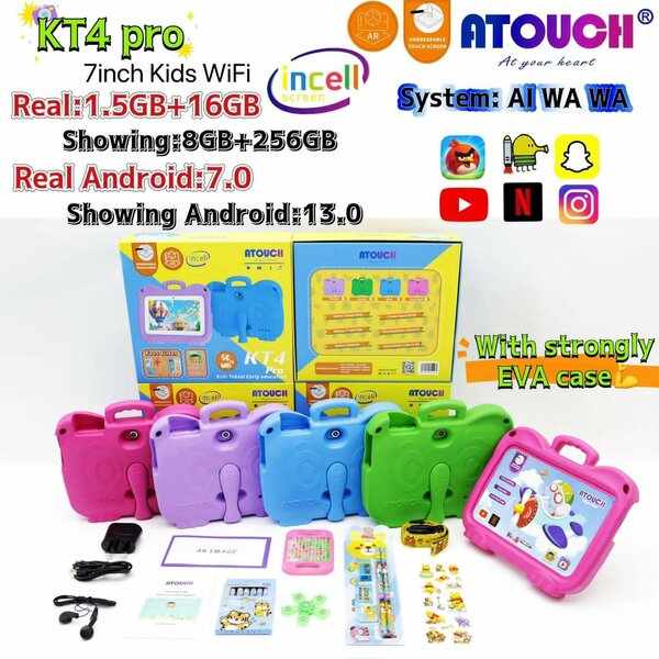 Tablette Enfant ATOUCH KT4 Pro