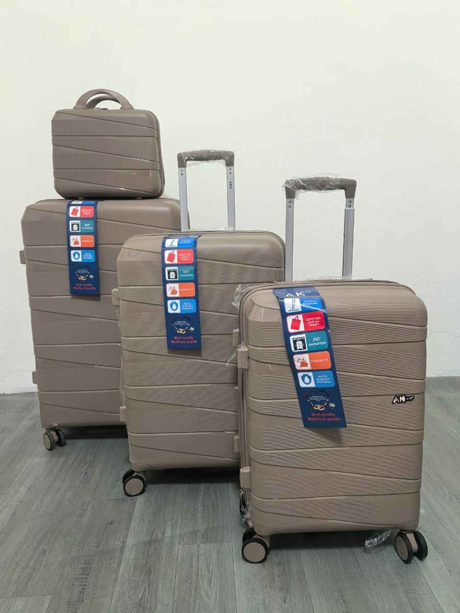 Set de valises rigides élégantes