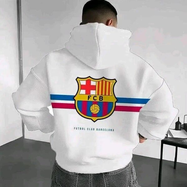 Sweat à capuche FC Barcelone homme