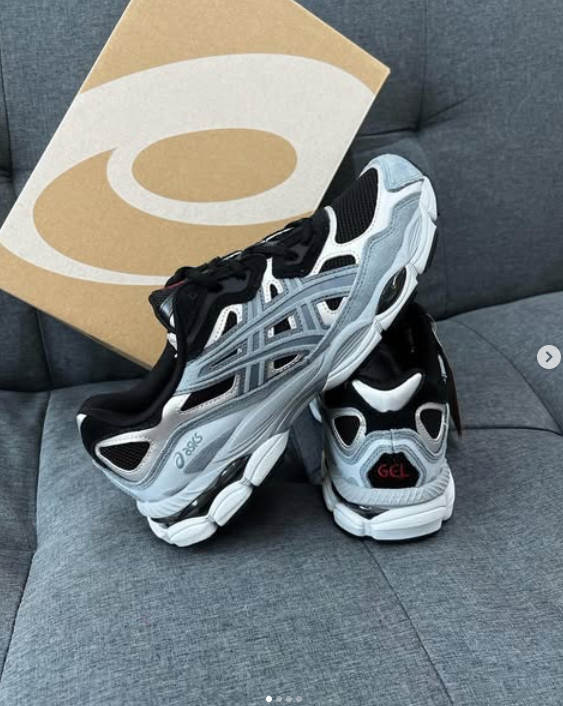 Кроссовки ASICS Gel NYC голубой,черный