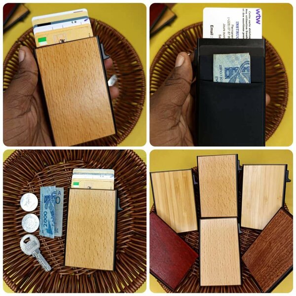 Porte carte pro boisé