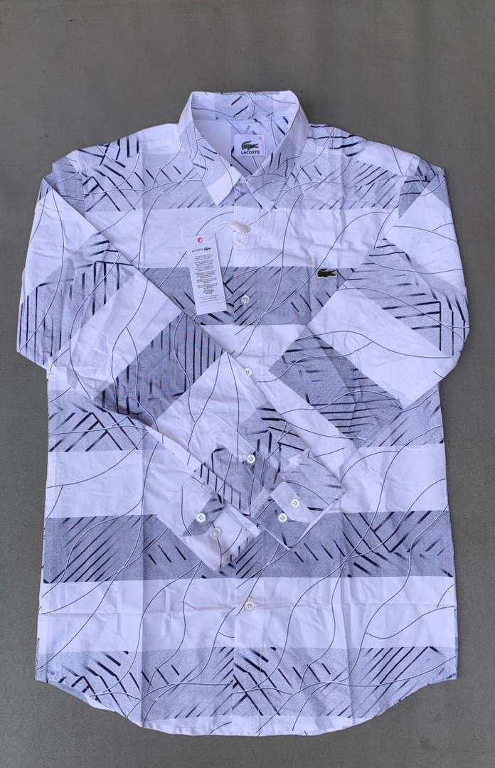 Chemise homme à motifs modernes