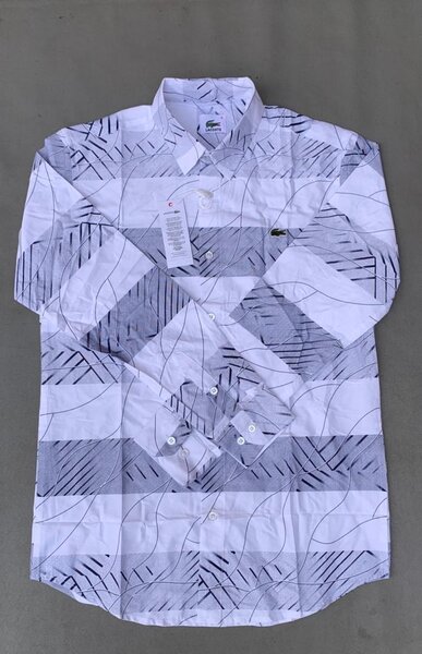 Chemise homme à motifs modernes