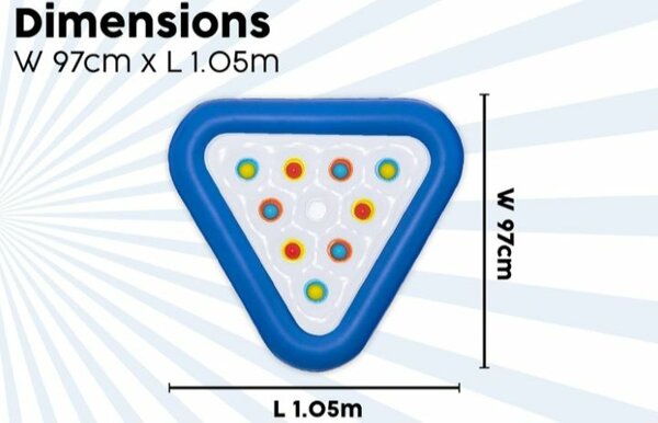 Jeu de bière pong flottant
