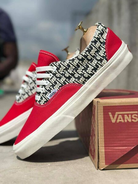 Baskets Vans rouges tendance