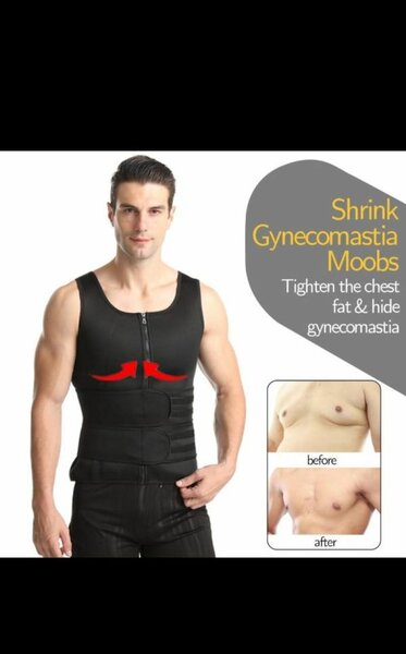 Seamless Slimming Vest Zipper Body Shaper With Strap Control