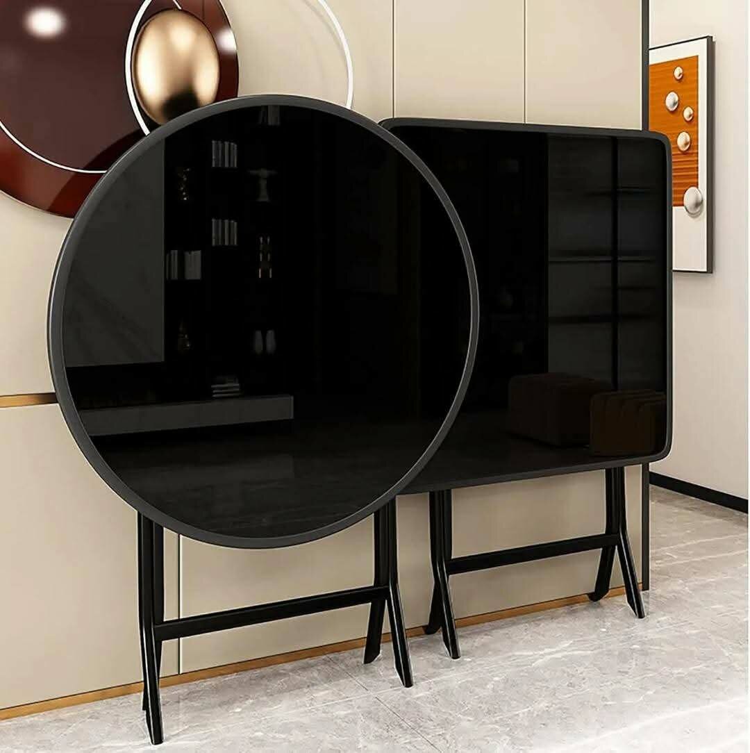 Table pliante élégante noir