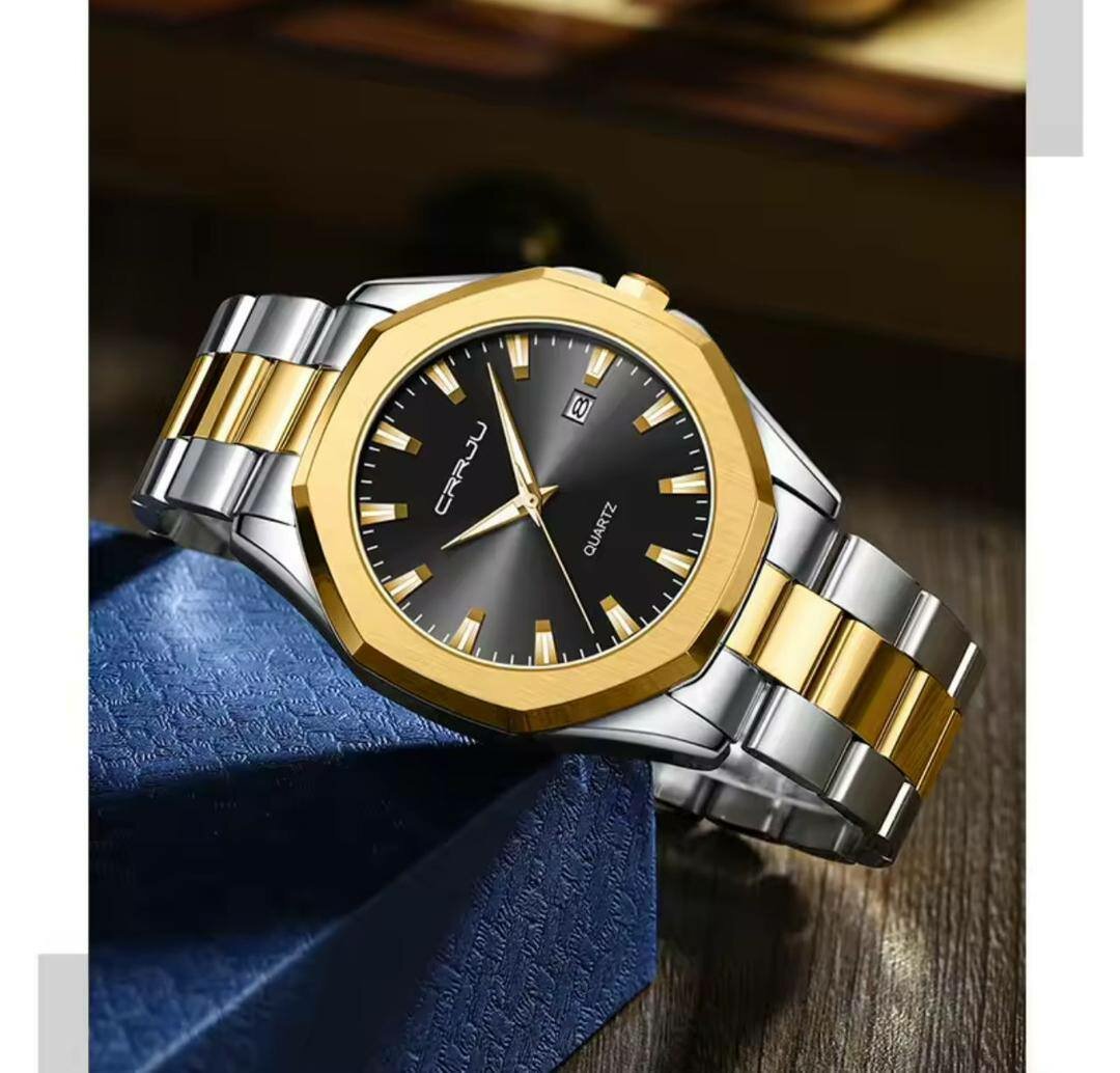 Montre homme luxe bicolore