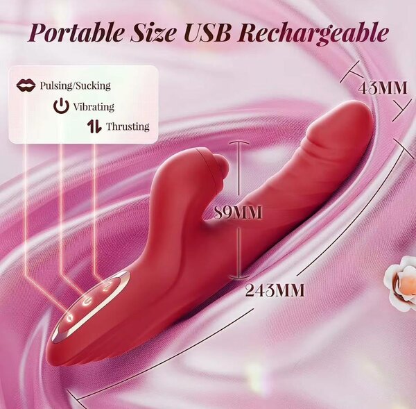 Sex vibrator (4 in 1)