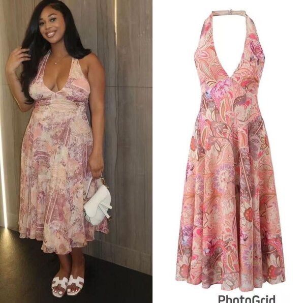 Robe Fleurie Évasée Dos Nu