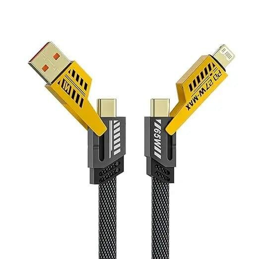 Callmate USB Type C Cable 1.5m 4in1 27W Metal Fast Charging