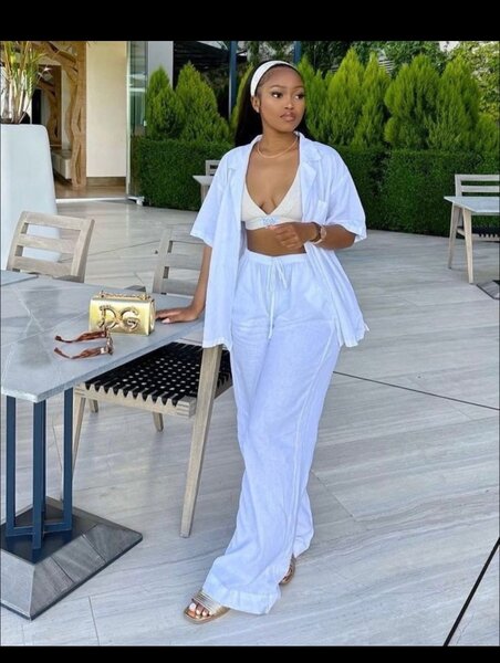 Tenue d'Été Chic Lin