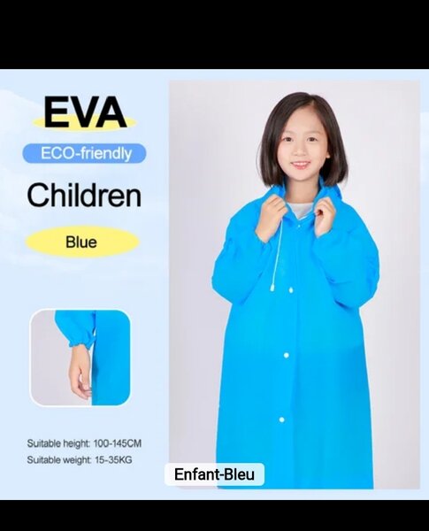 Imperméable Enfant EVA Écologique