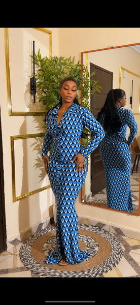 Robe élégante en wax