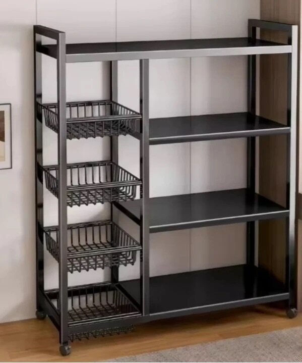 Étagère de cuisine robuste 4 niveaux