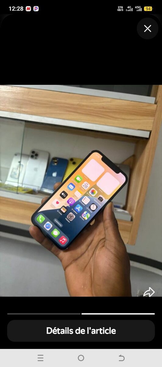 Smartphone moderne 128Go