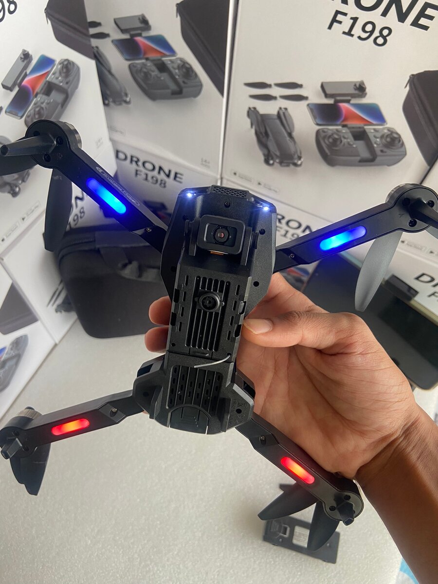 Drone f198 enfant et adultes pour filmer,cadeau de noël,jeux