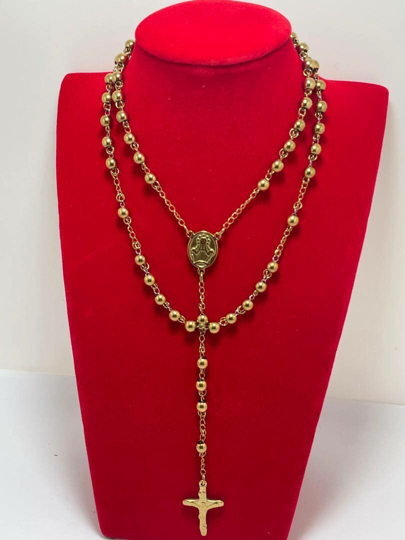 Chapelet religieux en métal